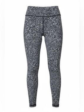 NEW Lululemon Instill High-Rise Tight 25” – Warped Grain Alpine White/Black – 2
